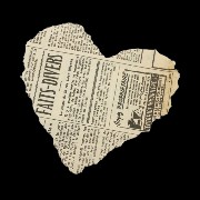 heart ripped page png