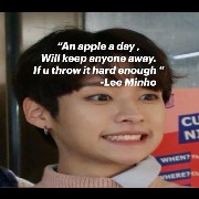 Lee Know Apple a Day Quote SKZ