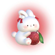 Bunny widget red