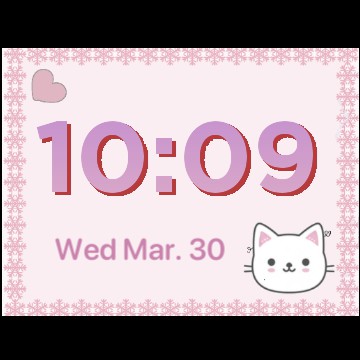 Cutie clock