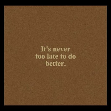 never