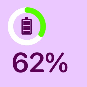 purple ibattery