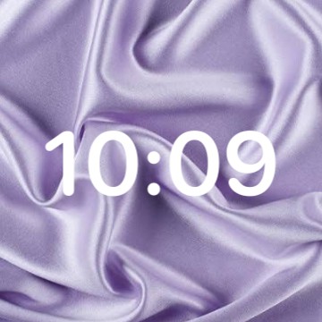 purplee clock 