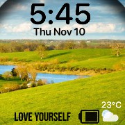 cute asthetic widget "" v""
