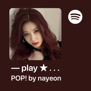 chaeryeong spotify widget