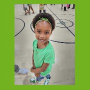 green background
