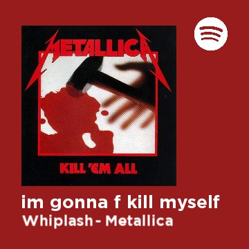 spotify metallica