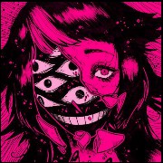 Dark pink widget