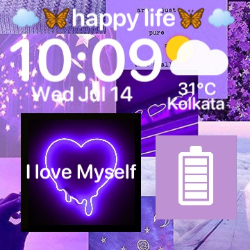 purple small aesthetic
