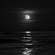 Moon in the sky