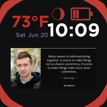 Tyler Joseph Quote Widget