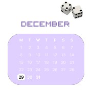 purple calandar