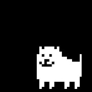 undertale dog standing
