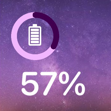 purple battery