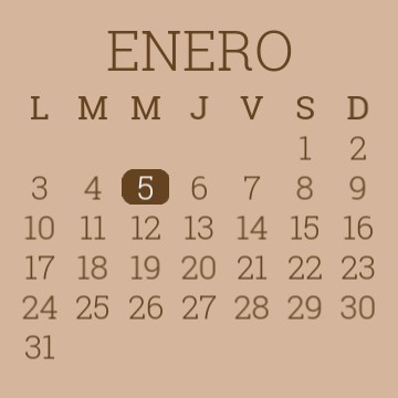 Small calendar kraft Copy