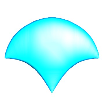 Ginkgo Blue POSITIVE Frutiger Aero