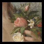 coquette oil painting