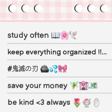 notas cute