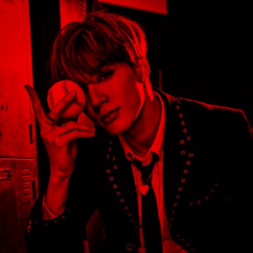 Lee Jeno Red neon