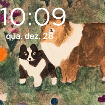 dog clock