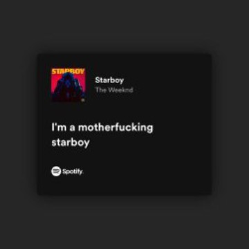 Spotify lyrics 