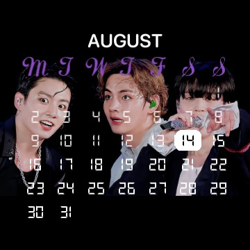 bts calendar