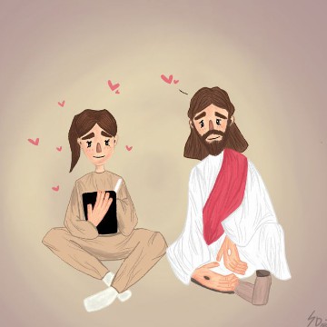 god