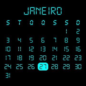 Small calendar green Copy