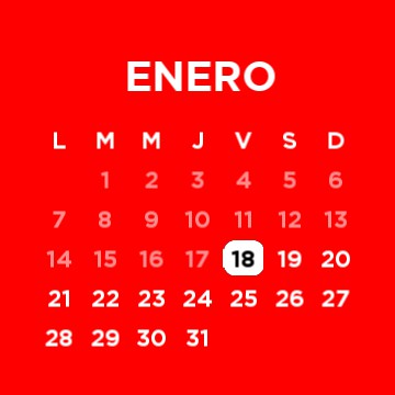 Calendario Rojo