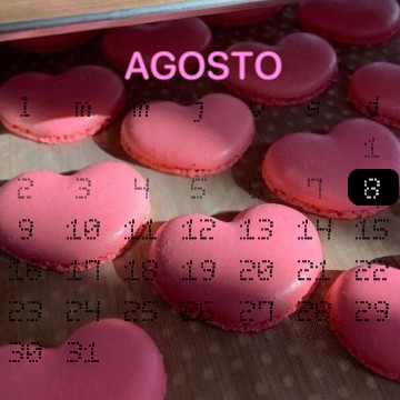 hearts calendar 