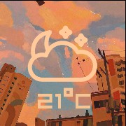 weather blue and orange