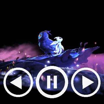 Ori - Music media control transparent