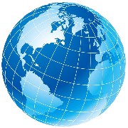 Frutiger Aero World Globe