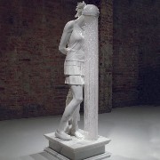 ghost girl statue 