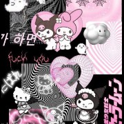 Grunge Melody and Kuromi