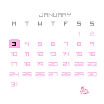 cute calendar 