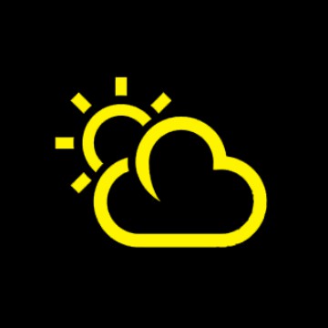 yellow widget weather