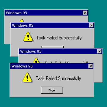 task failed successfully 