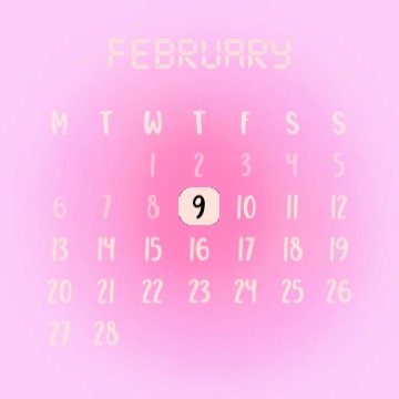 pink calendar
