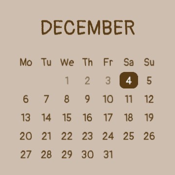 boho calender 