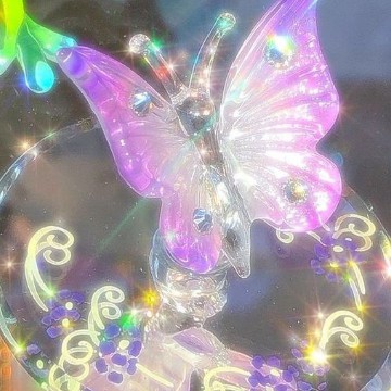iridiscent butterfly 