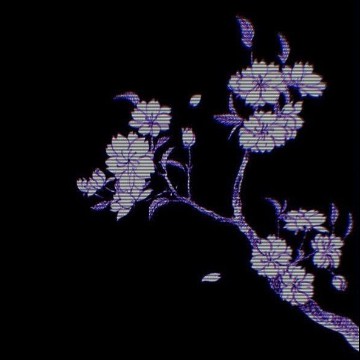  cyber purple flowers