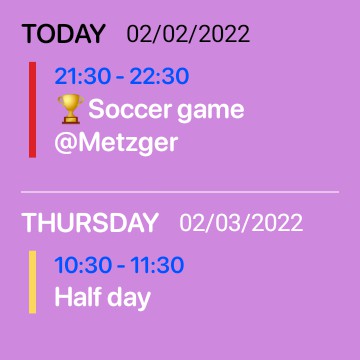 calendar