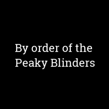 Peaky Blinders