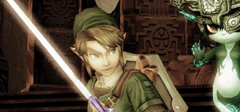 Midna flying to Link