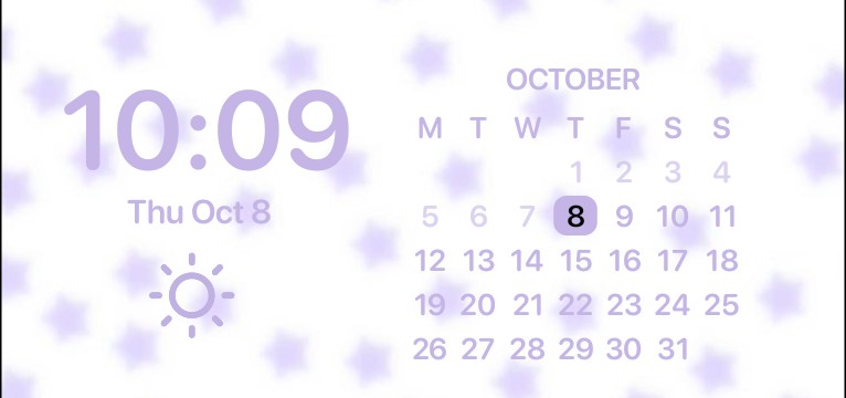 Purple stars ♡