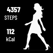Steps Woman Black