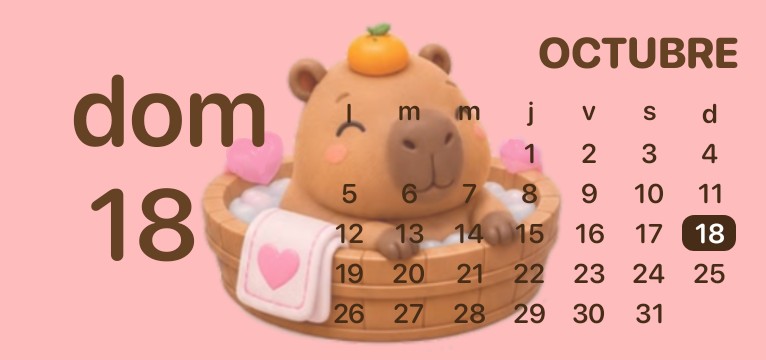 Capibara Calendario